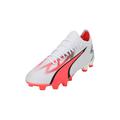 PUMA Damen Ultra Match Fg/Ag WN's Fussballschuh, White Black fire Orchid, 37 EU