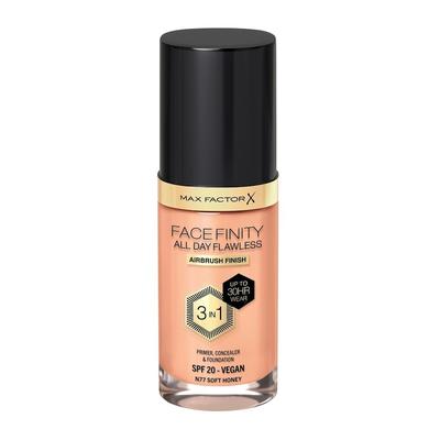 Max Factor Facefinity All Day Flawless Foundation 77 - SOFT HONEY 30 ml Hellbraun Image