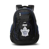 MOJO Black Toronto Maple Leafs Personalized Premium Color Trim Backpack