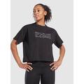 Reebok Te Graphic Tee Modern Safari - Black, Black, Size Xs, Women