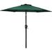 7.5ft Patio Outdoor Table Market Yard Umbrella with Push Button Tilt/Crank, 6 Sturdy Ribs for Garden, Deck, Backyard, Pool