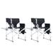 2-piece Folding Chair with Side Table and Storage Pockets,Lightweight Chair for Outdoor Camping