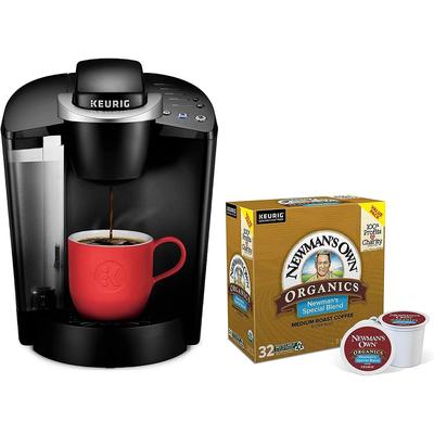 K-Classic Coffee Maker with Newman's Own Organics Newman's Special Blend, 32 Count