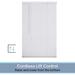 Lotus & Windoware Cordless 1 Vinyl Mini Blind 21 Wide x 64 Long White (MLX2164WH)