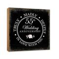 Lifesong Milestones Tabletop Signs Farmhouse Decor for Wedding Anniversary Gift Ideas