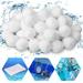 Filter Ball 700G Swimming Pool Pump Ball Filter Filter Material Replace 25Kg Pool Sand Filter Quartz Sand Filter System Accessories (White)