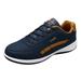 CBGELRT Shoes for Men Fashion Men s Sneakers Mens Slip On Tennis Shoes Men Wedge Heel Soft Sole Sneakers Soft Sole Round Toe Breathable Running Western Shoes Fashion Men Running Shoes Male Blue 40