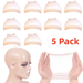 5Pack Wig Caps Stretchy Nylon Wig Cap Wig Caps for Women Lace Front Wig Stocking Caps for Wigs Nude Wig Cap with Elastic Bands for Women