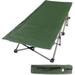 REDCAMP Folding Cot in Gray/Green | 16.5 H x 33 W x 78 D in | Wayfair RCA18109