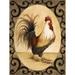 Rosalind Wheeler Rooster Sage Canvas | 24 H x 18 W x 1.25 D in | Wayfair F62982E06A1645D3AEB3ACE26AA07DED