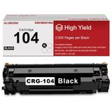 104 Black Toner Cartridge Replacement for Canon imageclass D420 D480 Printer 1 - Pack