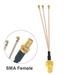 BAMILL IPEX1 female to 1 x SMA female RG178 cable WIFI antenna extension jumper pigtail