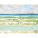 Beachcrest Home™ Crash Ashore II - Wrapped Canvas Print Canvas in Blue/Green | 12 H x 16 W x 1.25 D in | Wayfair 93A4E36FD375493698DDEA0CA3504EB6