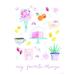 Harriet Bee My Favorite Things - Wrapped Canvas Print Canvas | 16 H x 12 W x 1.25 D in | Wayfair FA5028663AA04A3C987B6EBA39088629