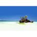 Highland Dunes Willy's Rock in Boracay by Pashapixel - Wrapped Canvas Photograph Metal | 32 H x 48 W x 1.25 D in | Wayfair