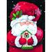 The Holiday Aisle® Santa w/ Birdhouse by Diane Kater - Wrapped Canvas Print Canvas in White | 48 H x 36 W x 1.25 D in | Wayfair