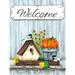Rosalind Wheeler Welcome Fall - Wrapped Canvas Print Canvas in White | 48 H x 36 W x 1.25 D in | Wayfair F37A9724226746CBBD1BC8EB321691F8