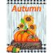 Rosalind Wheeler Autumn Welcome - Wrapped Canvas Print Canvas in White | 48 H x 36 W x 1.25 D in | Wayfair A868757336934465A4C5FDE160ADDB73