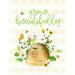 Rosalind Wheeler Grow Beautifully Beehive by Dogwood Portfolio - Wrapped Canvas Print Metal | 32 H x 24 W x 1.25 D in | Wayfair