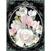 Wildon Home® Silver Garden on Black I by Beth Grove - Wrapped Canvas Print Canvas | 24 H x 18 W x 1.25 D in | Wayfair