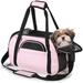 Tucker Murphy Pet™ Soft-Sided Collapsible Pet Carrier for Small Dogs, Cats, Puppy Airline Approved in Pink | 18 H x 13 W x 2 D in | Wayfair