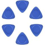 10 Pieces Universal Triangle Plastic Pry Opening Tool for iPhone Mobile Phone Laptop Table LCD Screen Case Disassembly Blue Guitar Picks