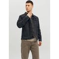 Jeansjacke JACK & JONES "JJIJEAN JJJACKET MF 823" Gr. XL, schwarz (black denim) Herren Jacken Übergangsjacken