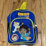 Disney Accessories | Diego Cartoon Small Back Pack | Color: Blue/Yellow | Size: Osb
