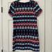 J. Crew Dresses | Jcrew Multi-Color Shift Dress | Color: Blue/Pink | Size: 6