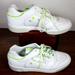Adidas Shoes | Adidas Slamcourt Womens Sz 8 White Green Tennis Shoes Athletic Sneakers Stars | Color: White | Size: 8