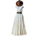 Kate Spade Dresses | Kate Spade New York White Sleeveless Tiered Poplin Maxi Dress With Pockets | Color: White | Size: 12