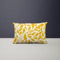 ULLI HOME Lumbar Rectangular Indoor/Outdoor Pillow Cover & Insert Polyester/Polyfill blend in Yellow | 14 H x 20 W x 4.3 D in | Wayfair