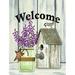 Rosalind Wheeler Welcome Flowers in Jar by Linda Spivey - Wrapped Canvas Print Canvas in White | 48 H x 36 W x 1.25 D in | Wayfair