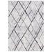 Black/Gray 120 x 96 x 0.25 in Area Rug - Wade Logan® Asan Geometric Machine Woven Area Rug in Gray/Black | 120 H x 96 W x 0.25 D in | Wayfair