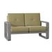 Woodard Vale 58.5" Wide Loveseat Metal in Gray | Outdoor Furniture | Wayfair 7D0419-72-62M