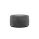 Pouf en velours gris foncé