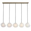 5 Light Linear Pendant-8.25 inches Tall and 47 inches Wide Bailey Street Home 208-Bel-4972021