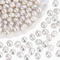 78 Pcs Natural Cultured Freshwater Pearl Beads 6~8mm Irregular Pearl Beads Strand Rondelle Pearl Loose Beads with 0.6mm Hole