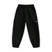 Frobukio Kids Boys Cargo Pants Casual Elastic Waist Flap Pocket Joggers Sweatpants Long Trousers Pants Black 3-4 Years