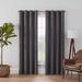 1pc 52 x84 Blackout Rowland Window Curtain Panel Charcoal - Eclipse