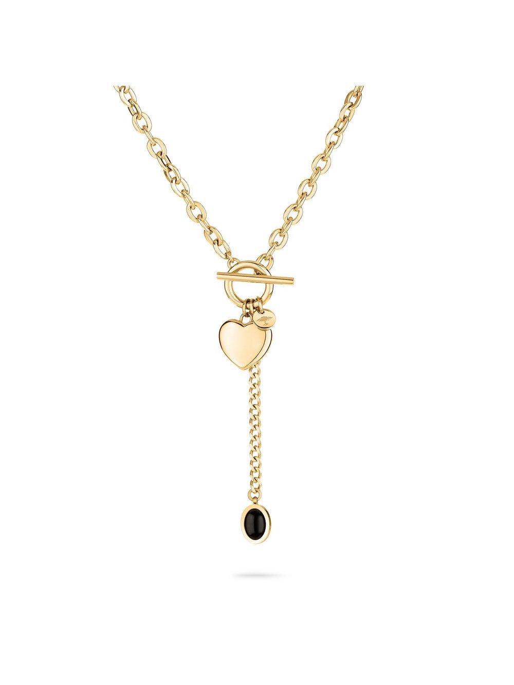 Fynch-Hatton Kette Heart x Cabochon Damen gold, ONE SIZE Image