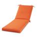 Greendale Home Fashions 73 x 23 Rust Outdoor Chaise Cushion