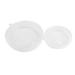 iOPQO Kitchen Utensils Set Dish Steam Plate Food Clear 2Pcs Cover Splatter Vent Microwave Lid Kitchen Dining Bar Kitchen Utensils Set