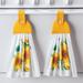 Cheerful Bright Sunflower Hanging Towels - Set of 2 - 5.500 x 3.880 x 2.000