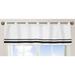 Sweet Jojo Designs White and Black Hotel Collection Window Curtain Valance