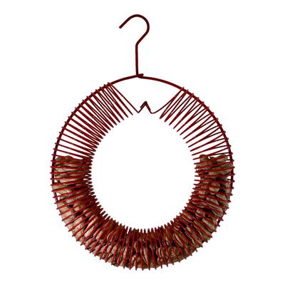 Peanut wreath bird feeder