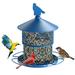 Outdoor metal wild bird feeder