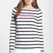 Kate Spade Tops | Kate Spade Mom Amour Black, White And Pink Long Sleeve Shirt | Color: Black/White | Size: Xxs