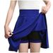 Tennis Skirt with Shorts for Women Teen Girls High Waist Flared A Line Skater Golf Mini Skirts Plus Size S-4XL