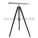 Navy Harbor Telescopes Nickel Finish Nautical Brass Floor Standing Telescope Vintage Look Adjustable Tripod Marine